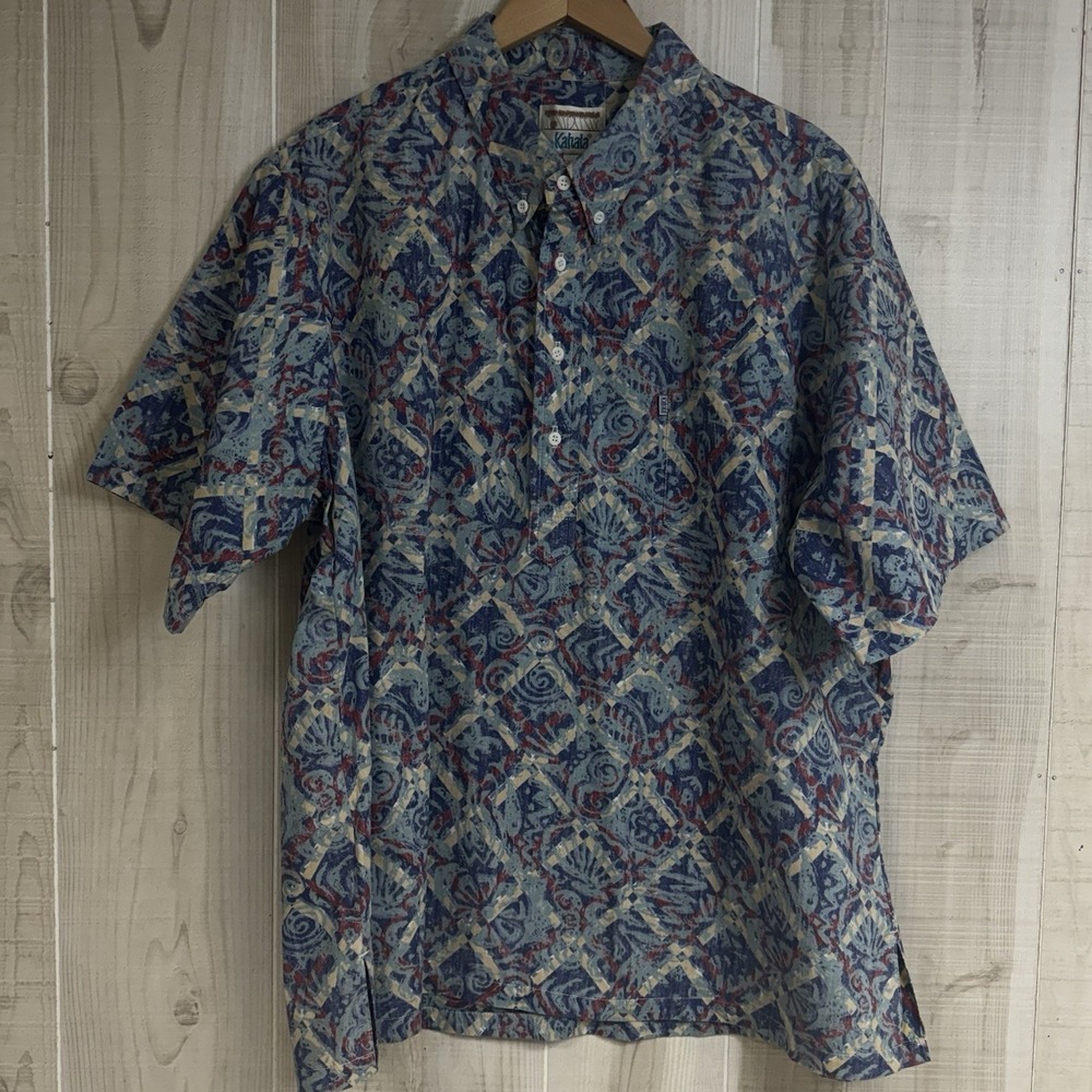 VTG Kahala Hawaiian Shirt Mens XXL Aloha Tropical Beach Island Made In Hawaii